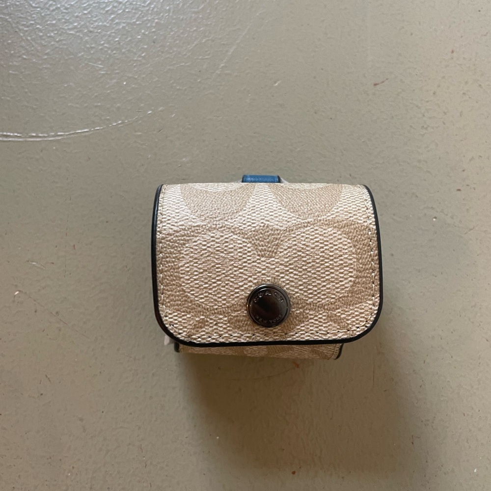 Coach Beige and Black Phone Case